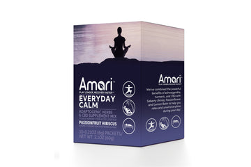 Introducing Everyday Calm by Amari - An Easy-to-take, Water-soluble Adaptogen-CBD Blend