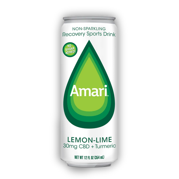 Lemon Lime CBD+ Turmeric Sports Recovery Drink 12 Pack